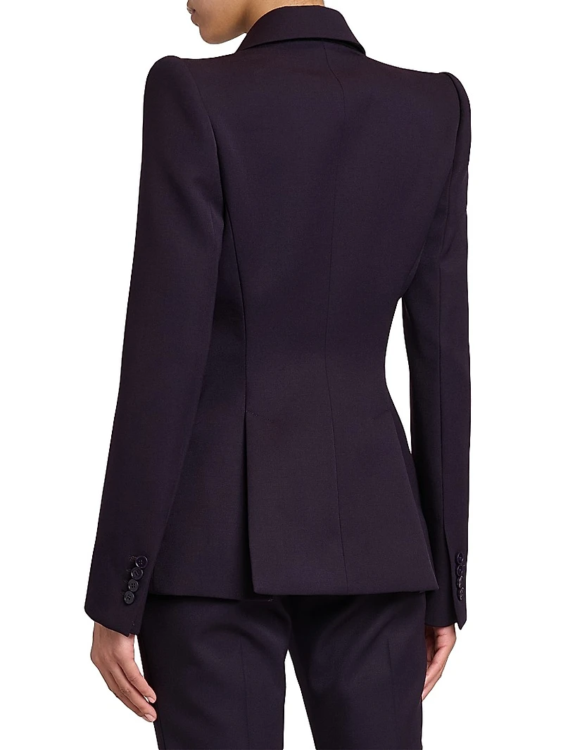 Grain De Poudre Wool Blazer