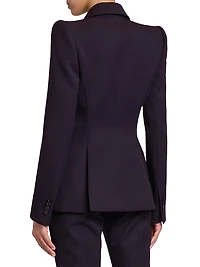 Grain De Poudre Wool Blazer