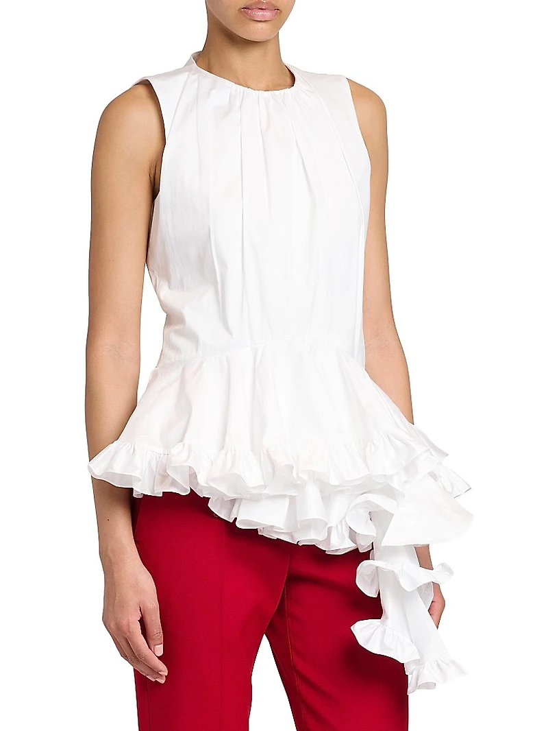 Deconstructed Ruffle Top