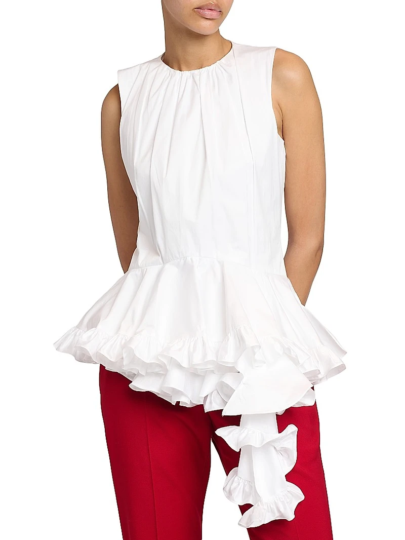 Deconstructed Ruffle Top