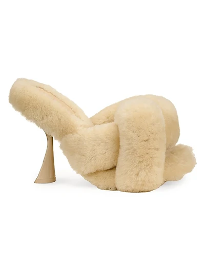 Zabelle 100MM Shearling Sandals
