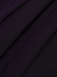 Silk Draped Tieneck Midi-Shirtdress