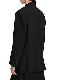 Shawn Virgin Wool Double-Breasted Blazer