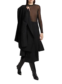 Shawn Virgin Wool Double-Breasted Blazer