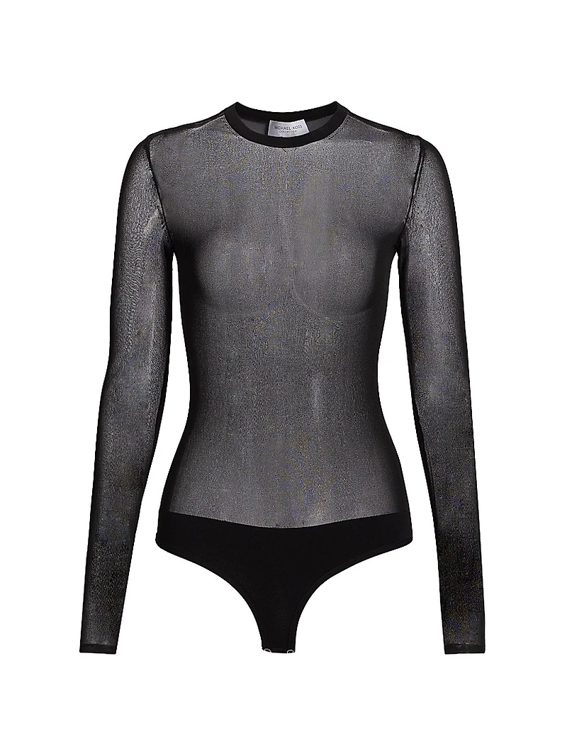 Mesh Crewneck Bodysuit