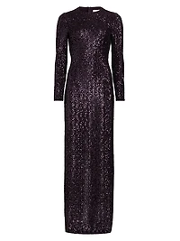 Sequined Sheath Gown