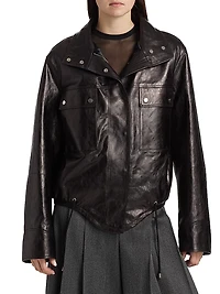 Bomber Leather Jacket