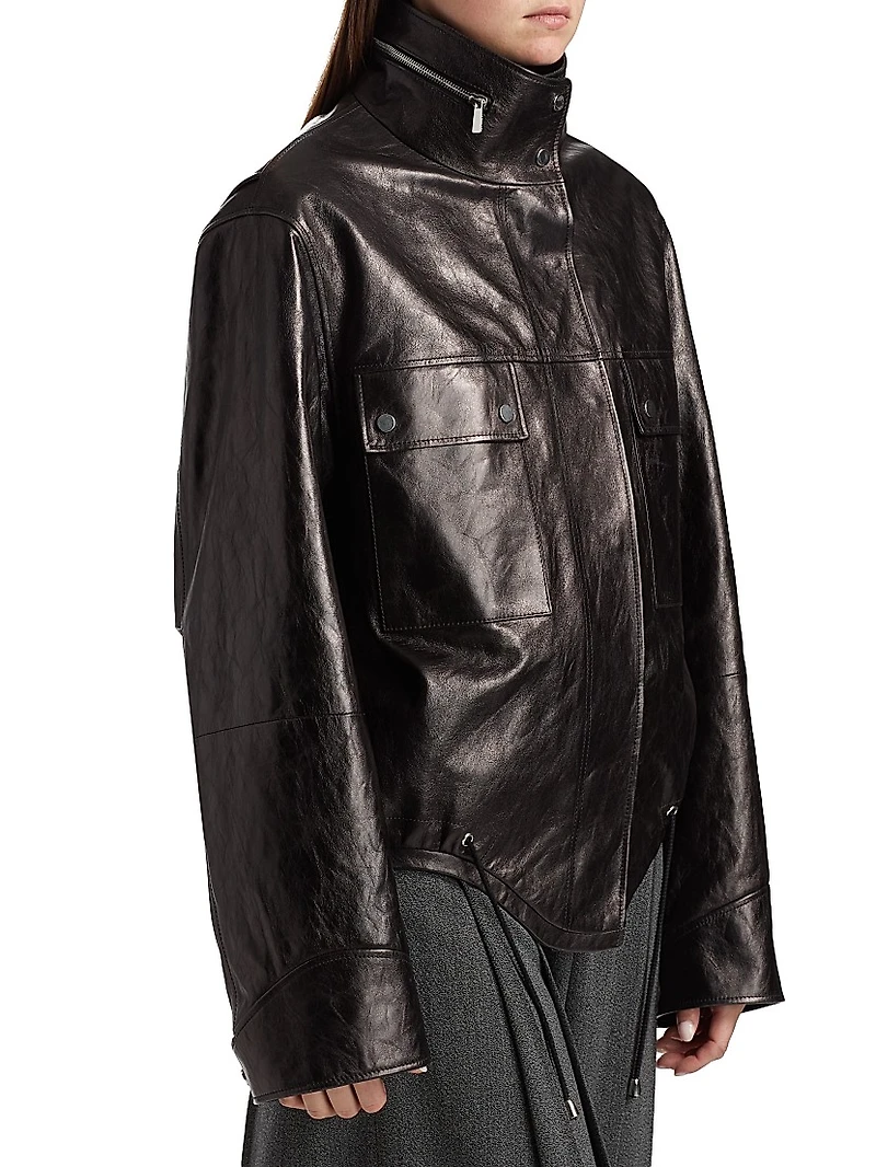 Bomber Leather Jacket