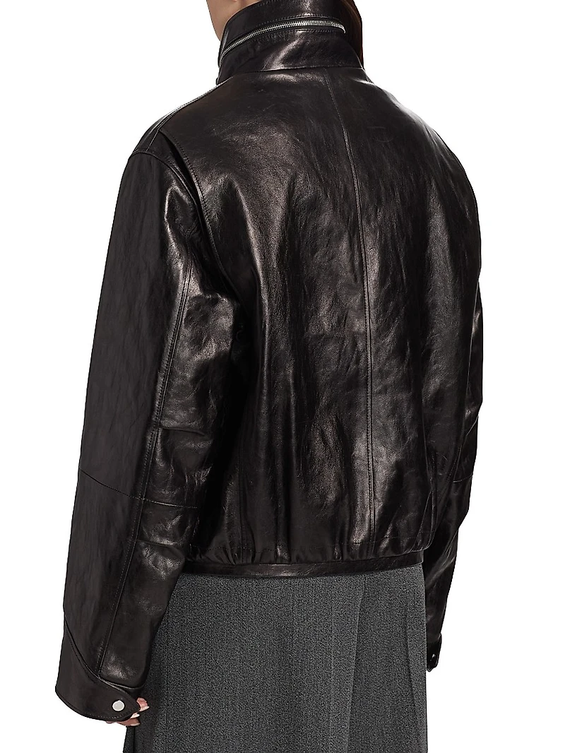 Bomber Leather Jacket