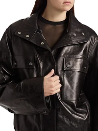 Bomber Leather Jacket