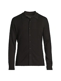 Crawford Wool-Cashmere Cardigan