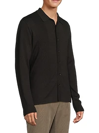 Crawford Wool-Cashmere Cardigan