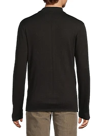 Crawford Wool-Cashmere Cardigan