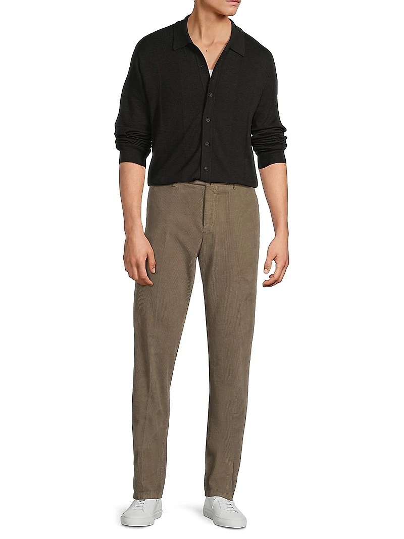 Crawford Wool-Cashmere Cardigan