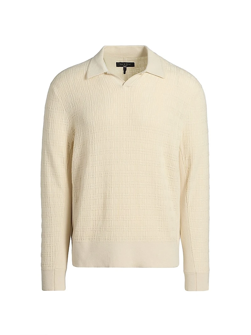 Harvey Plaid Johnny Collar Sweater