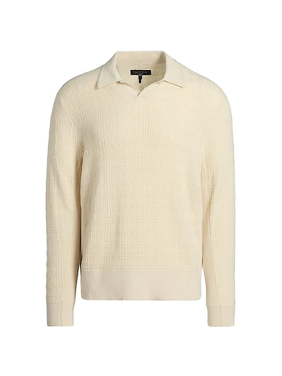 Harvey Plaid Johnny Collar Sweater