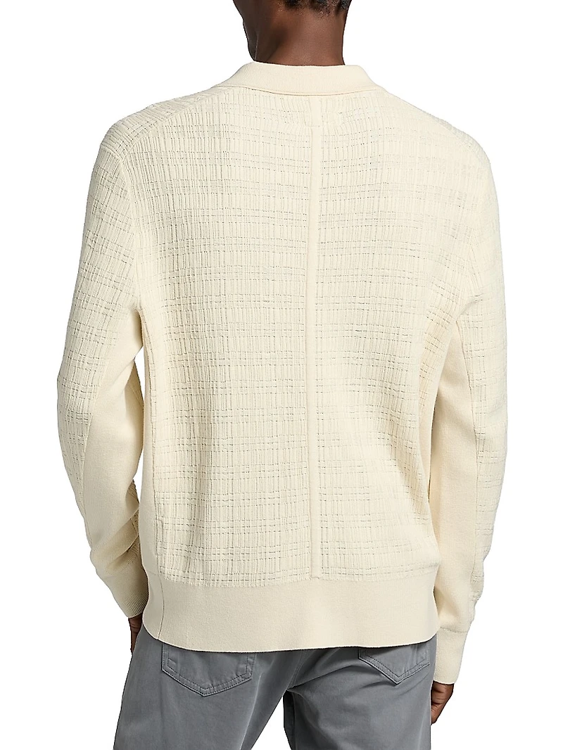Harvey Plaid Johnny Collar Sweater
