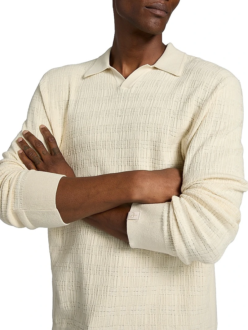 Harvey Plaid Johnny Collar Sweater