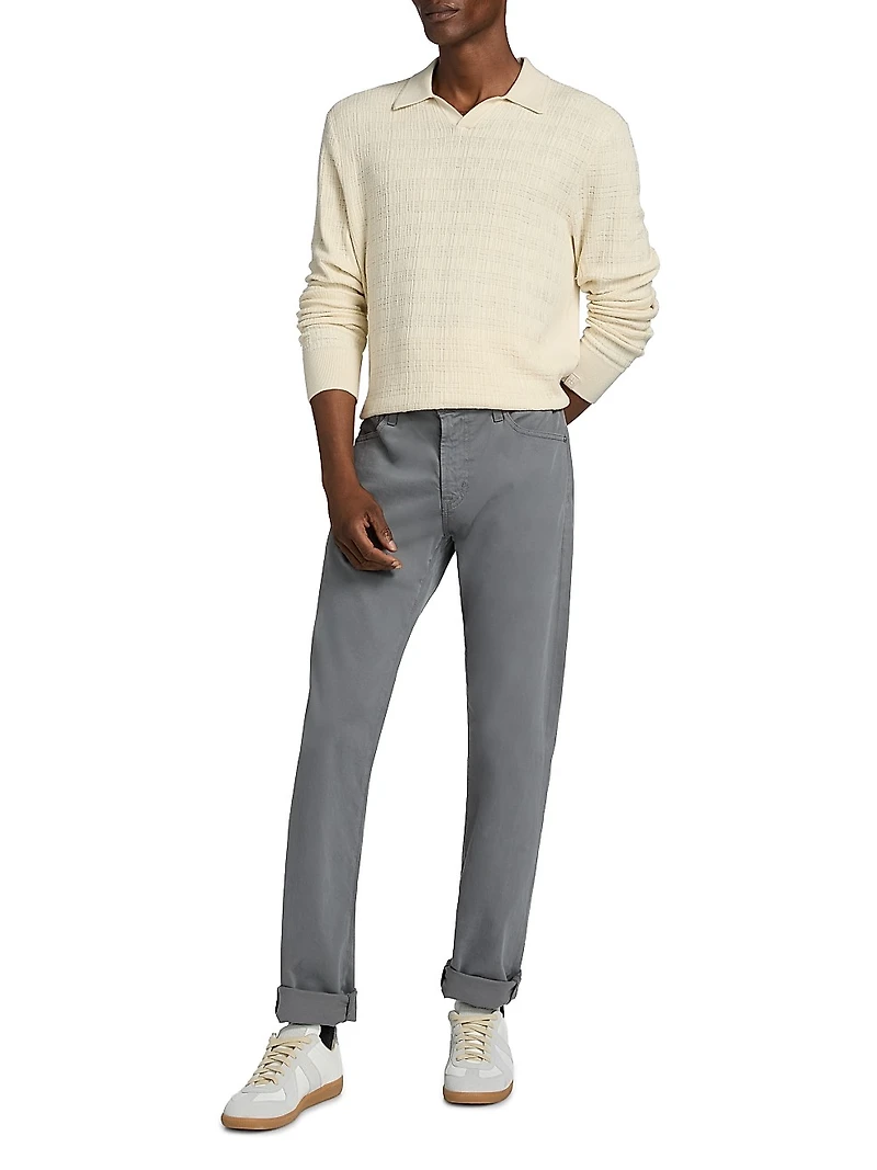 Harvey Plaid Johnny Collar Sweater