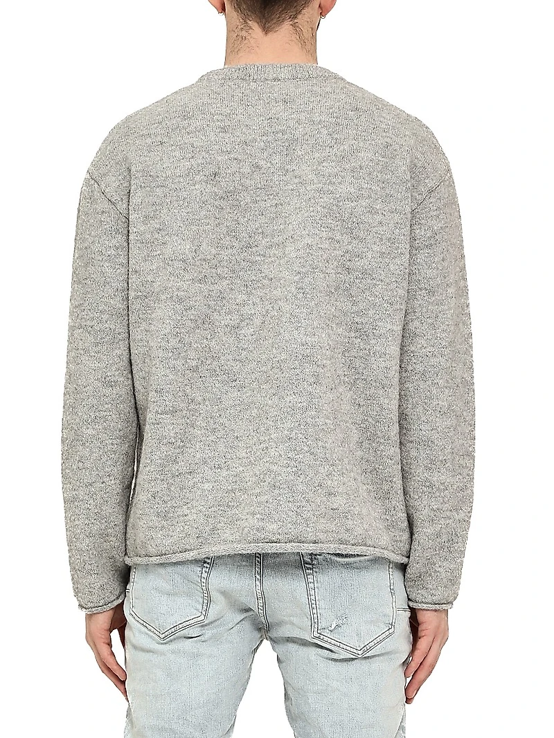 Logo Alpaca-Blend Relaxed Sweater