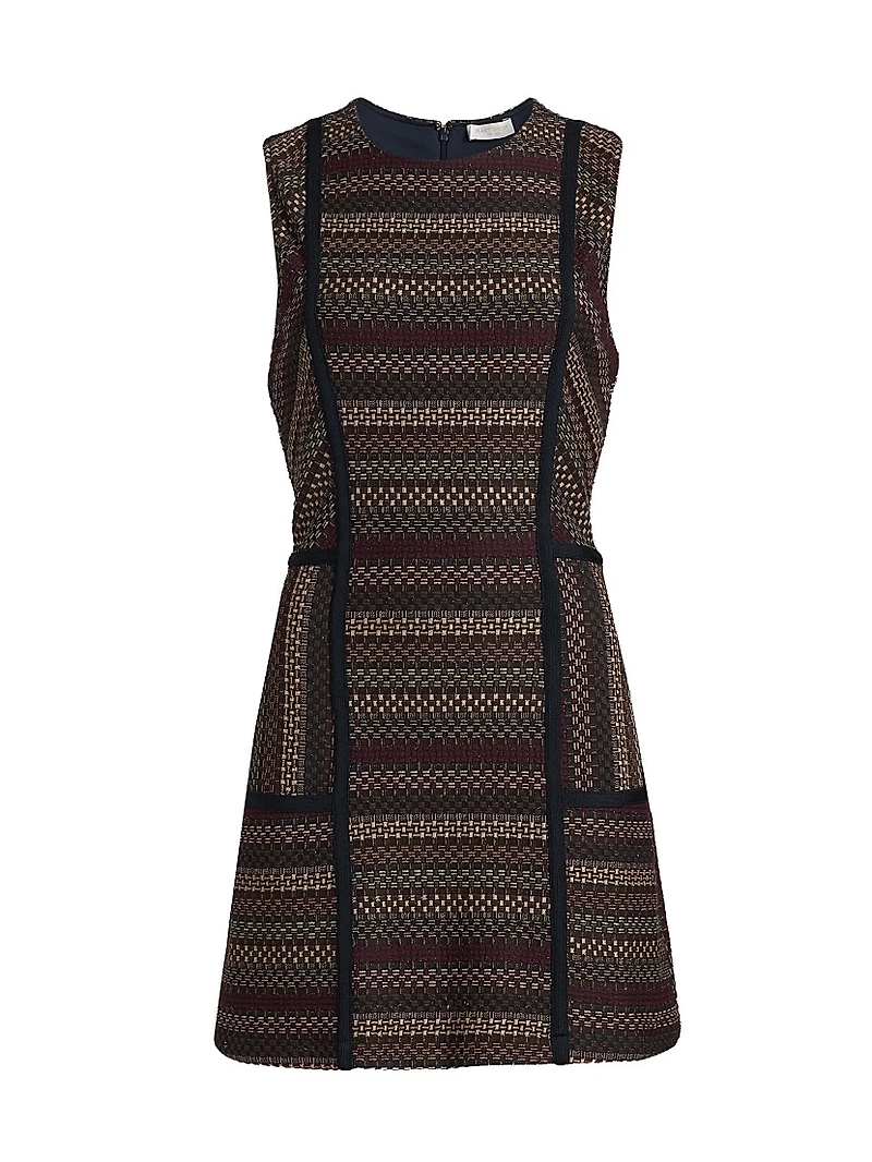 Jeanette Tweed Midi-Dress