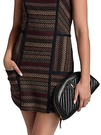 Jeanette Tweed Midi-Dress