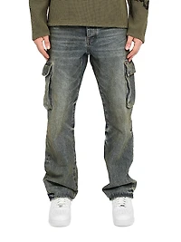 Straight-Leg Cargo Jeans