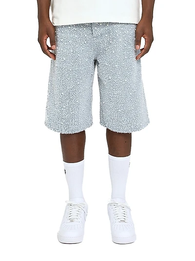 Imitation Pearl-Embellished Cotton-Blend Shorts