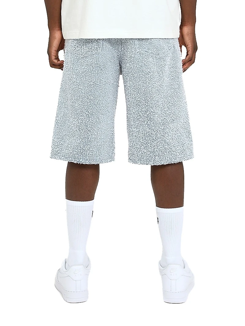 Imitation Pearl-Embellished Cotton-Blend Shorts