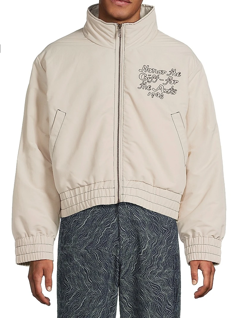 Logo Bomber Jacket