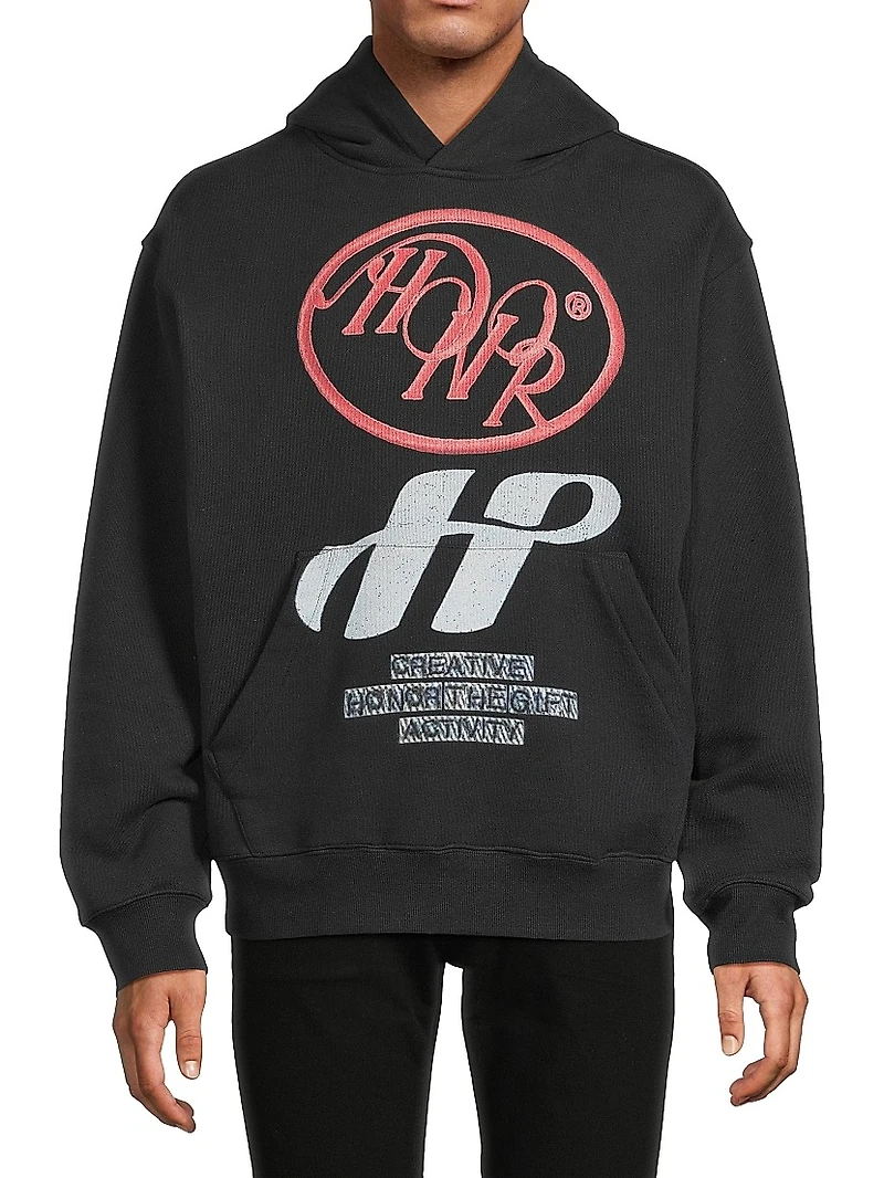 Pop Art Cotton Oversized Hoodie