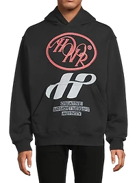 Pop Art Cotton Oversized Hoodie