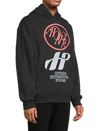 Pop Art Cotton Oversized Hoodie