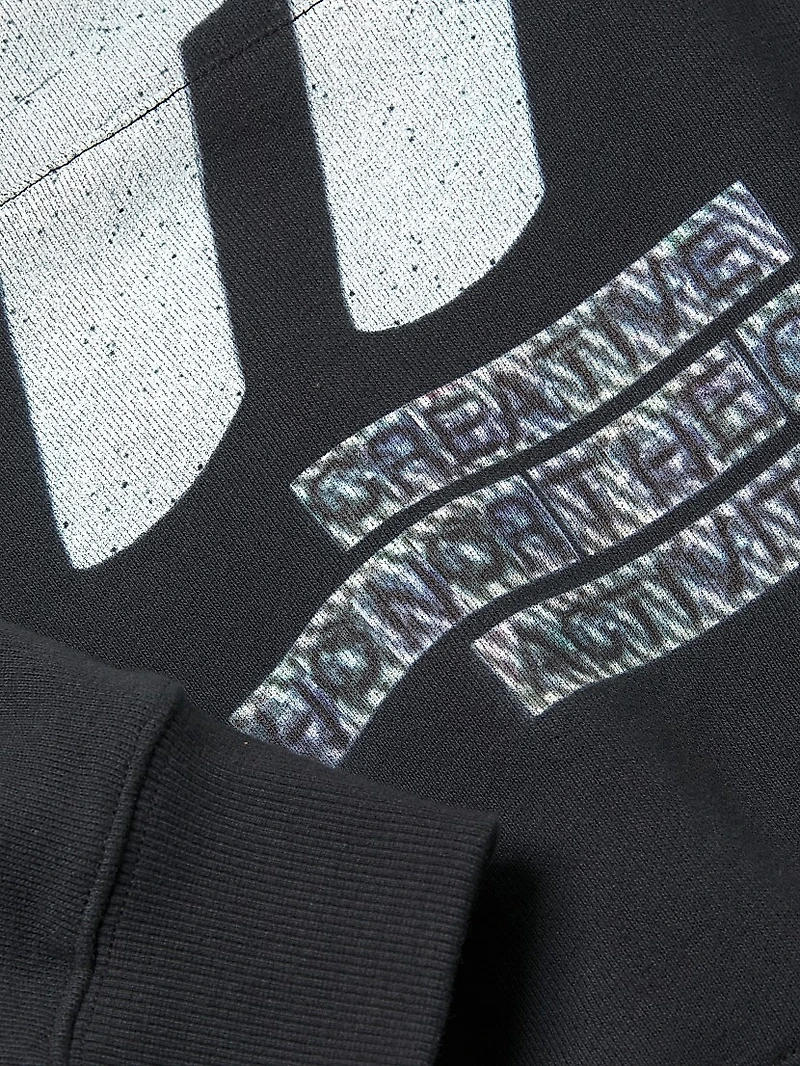 Pop Art Cotton Oversized Hoodie