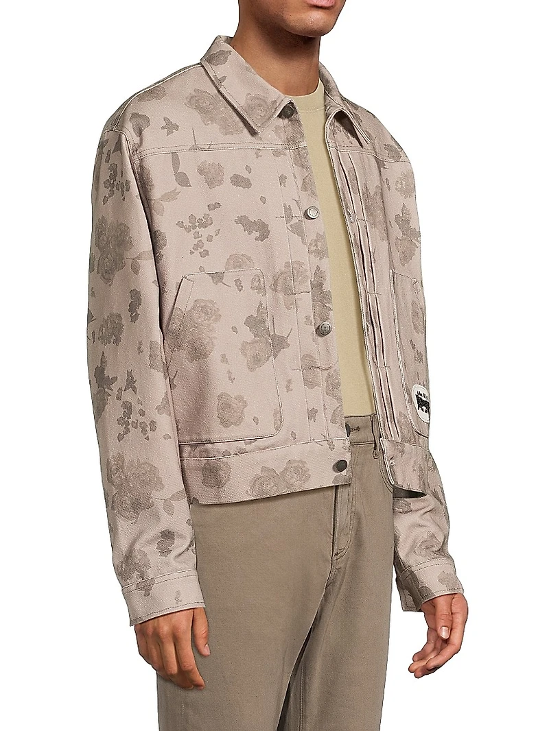 Floral Denim Jacket