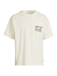 Paint Works Logo Cotton T-Shirt