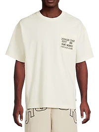 Paint Works Logo Cotton T-Shirt