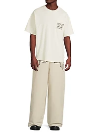 Paint Works Logo Cotton T-Shirt