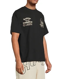Workshop Logo Cotton Oversized T-Shirt