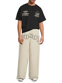 Workshop Logo Cotton Oversized T-Shirt