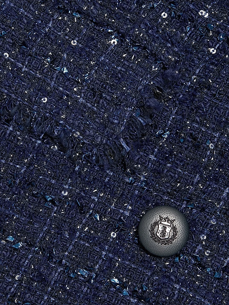 Elsa Embellished Double-Breasted Blazer