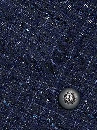 Elsa Embellished Double-Breasted Blazer