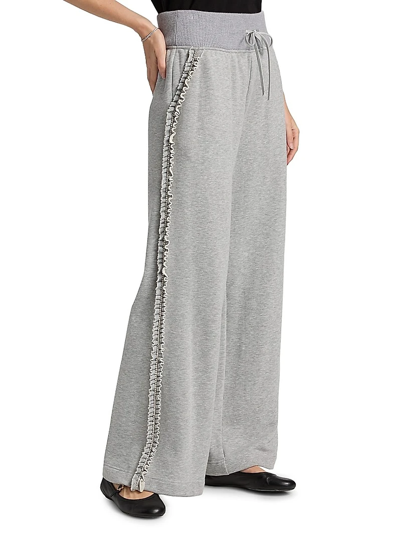 Ruffle Rhinestone Maddie Sweatpants