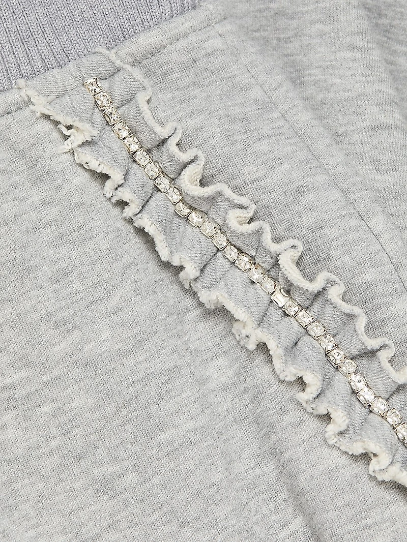 Ruffle Rhinestone Maddie Sweatpants