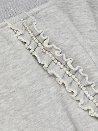 Ruffle Rhinestone Maddie Sweatpants