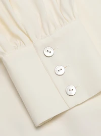 Scotlyn Silk Tieneck Blouse