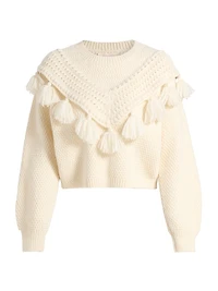 Mariali Knit Alpaca-Blend Pullover Sweater