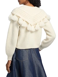 Mariali Knit Alpaca-Blend Pullover Sweater