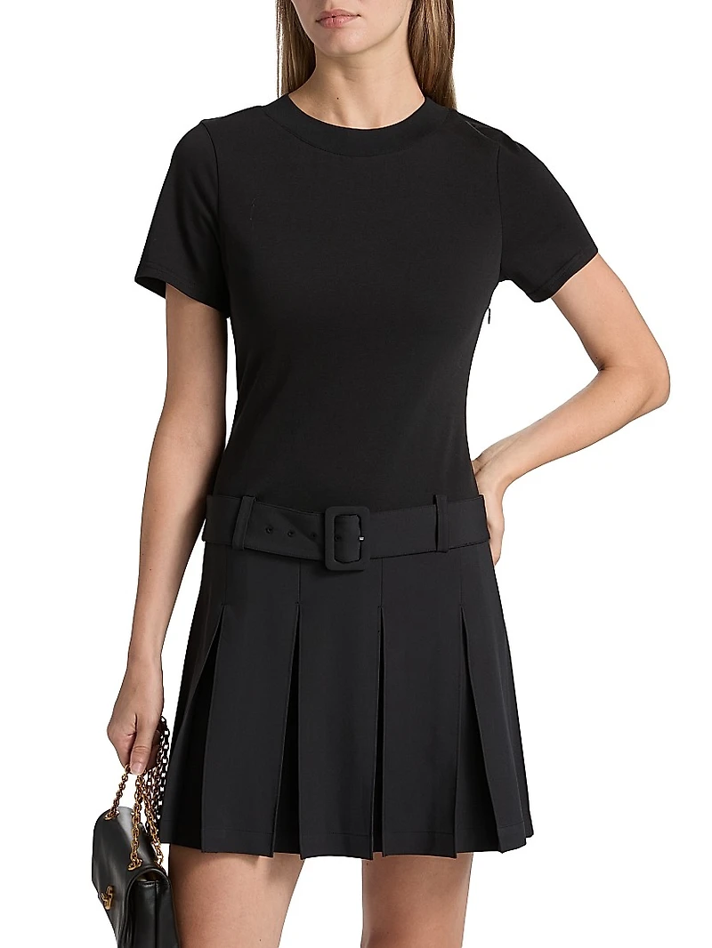 Helen Pleated Minidress