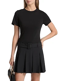Helen Pleated Minidress